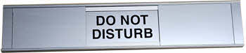 Triple message sliding sign